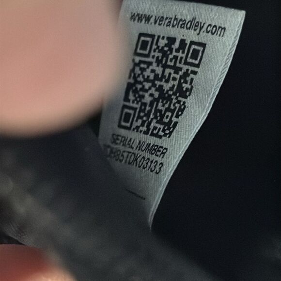 Vera Bradley | Victorian Vines RFID Turnlock Wallet Womens Floral Black … - Picture 12 of 12